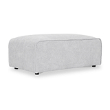 Hugo Footstool XL Fog from Roseland Furniture