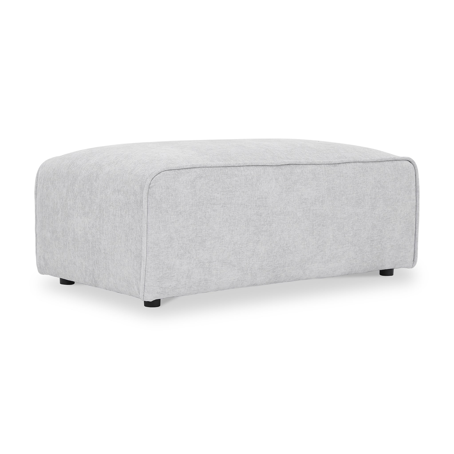 Hugo Footstool XL Fog from Roseland Furniture