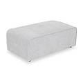 Hugo Footstool XL Fog from Roseland Furniture