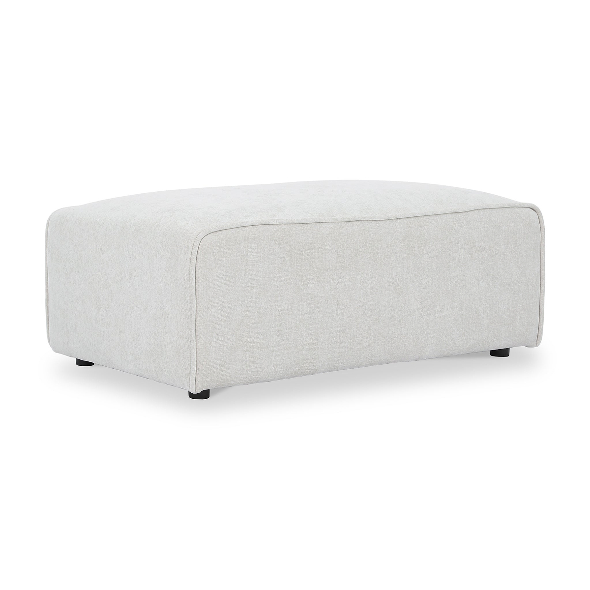 Hugo Footstool XL Natural Haze from Roseland Furniture