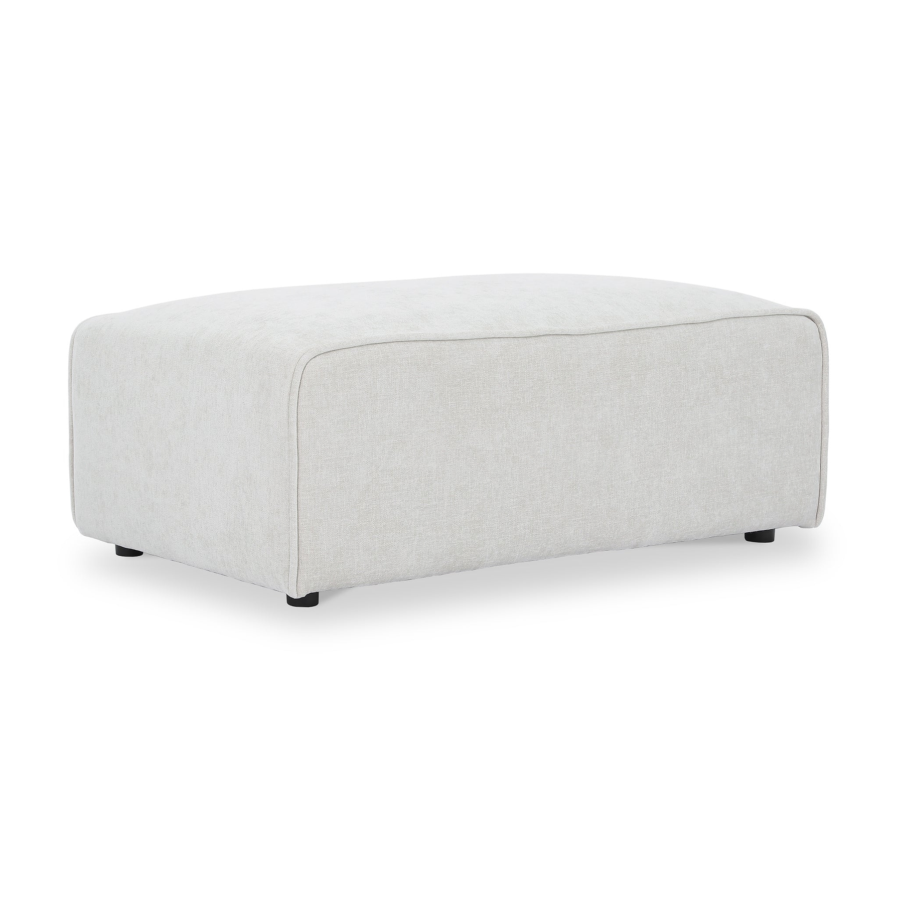 Hugo Footstool XL Natural Haze from Roseland Furniture