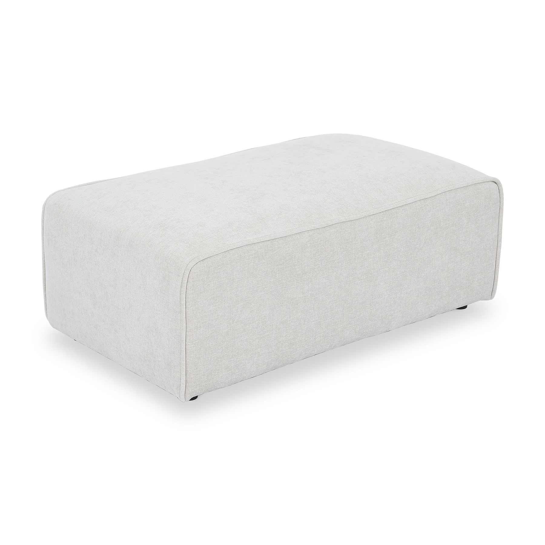 Hugo Footstool XL Natural Haze from Roseland Furniture