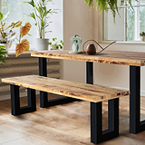 Jaxon Mango Wood 160cm Dining Bench for dining room or kitchen
