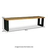 Jaxon Mango Wood 180cm Dining Bench