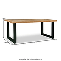 Jaxon Mango Wood 180cm Rectangular Dining Table