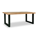 Jaxon Industrial Mango Wood 180cm Rectangular Dining Table from Roseland Furniture