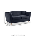 Ansdell 2 Seater Sofa Indigo from Roseland Furniture