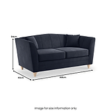 Ansdell 2 Seater Sofa Indigo from Roseland Furniture