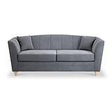 Ansdell 3 Seater Sofa Steel from Roseland Furniture