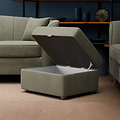 Ansdell Storage Footstool Fern from Roseland Furniture
