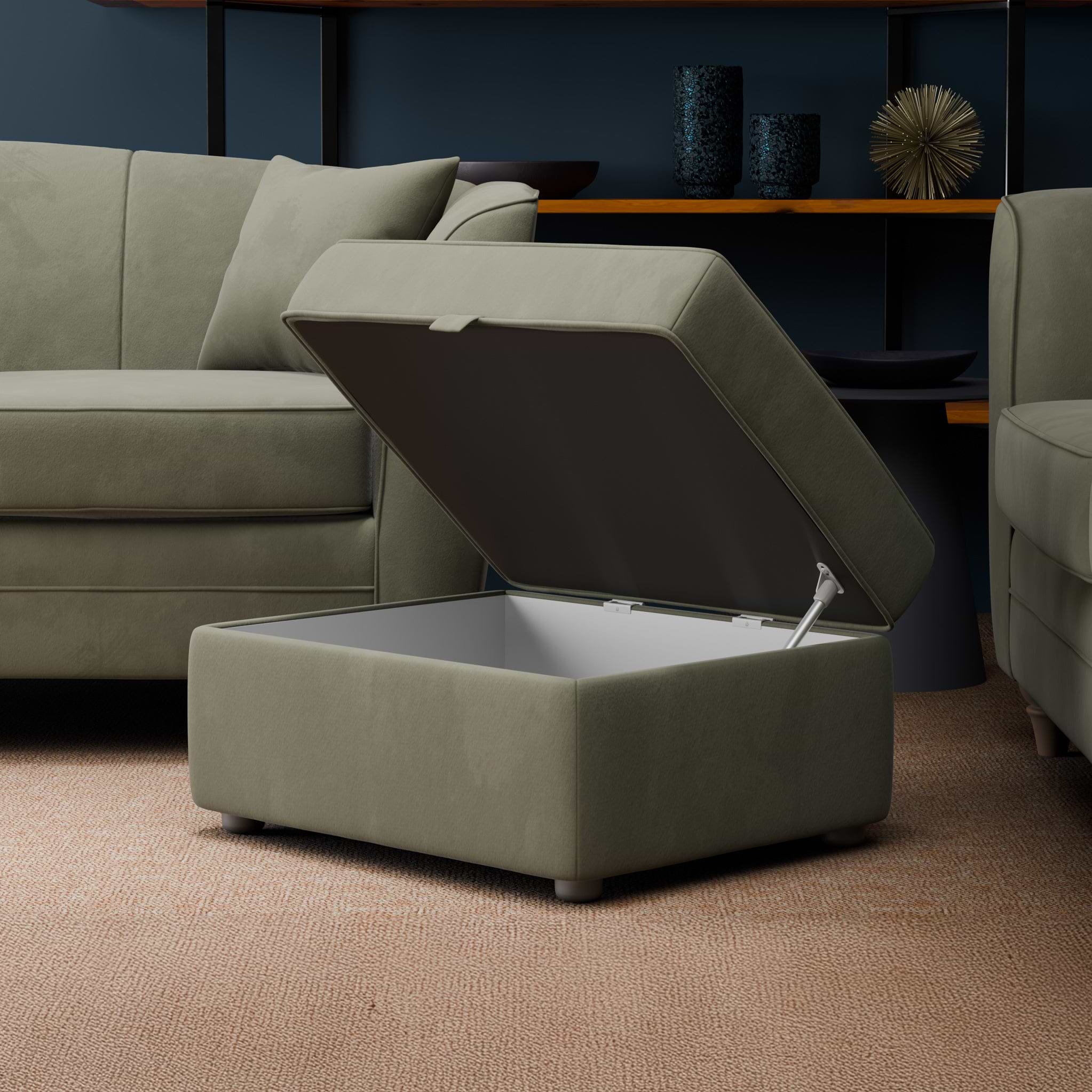 Ansdell Storage Footstool Fern from Roseland Furniture