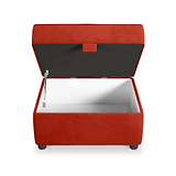 Ansdell Storage Footstool Paprika from Roseland Furniture