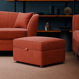Ansdell Storage Footstool Umber from Roseland Furniture