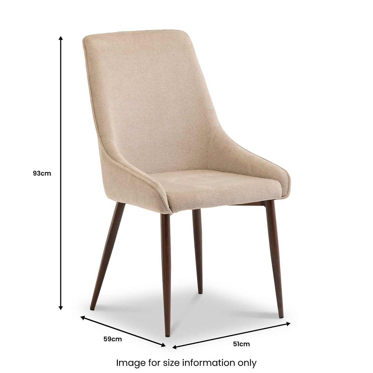 Elias-Soft-Touch-Fabric-Dining-Chair from Roseland Furniture