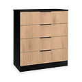Jago Slatted Effect 4 Drawer Chest