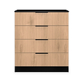 Jago Slatted Effect 4 Drawer Chest