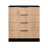 Jago Slatted Effect 4 Drawer Chest