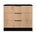Jago-Slatted-Effect-3-Drawer-Chest-from Roseland Furniture