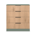 Jago Slatted Effect 4 Drawer Chest