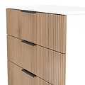 Jago Slatted Effect 4 Drawer Chest