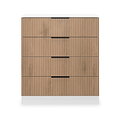 Jago Slatted Effect 4 Drawer Chest