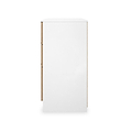 Jago-slatted-effect-6-drawer-midi-chest-white from Roseland Furniture