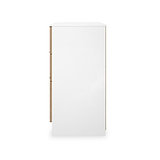 Jago-slatted-effect-6-drawer-midi-chest-white from Roseland Furniture