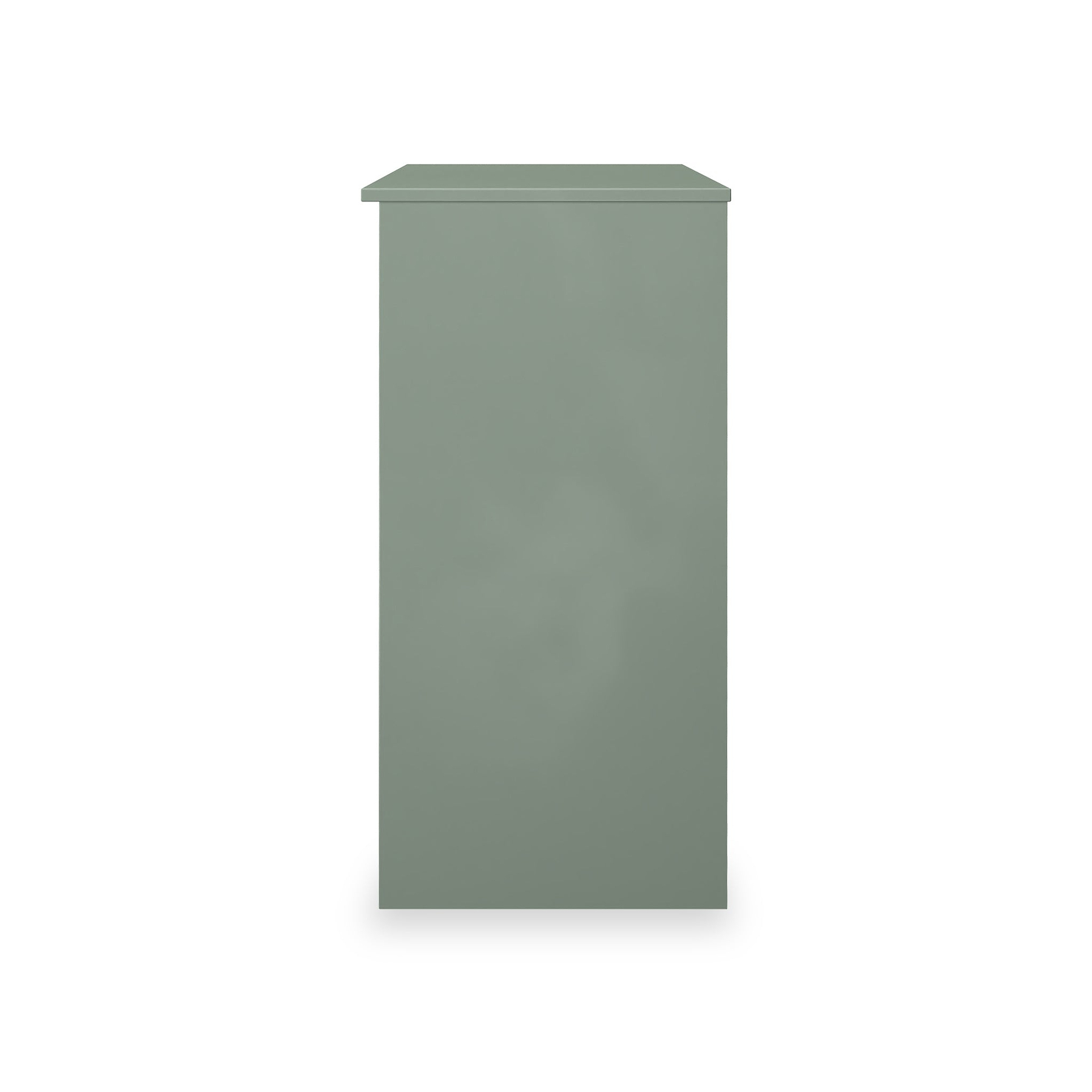 Jago-slatted-effect-kneehole-desk-green from Roseland Furniture