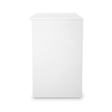 Jago-slatted-effect-desk-white from Roseland Furniture