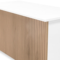 Jago-slatted-effect-blanket-box-white from Roseland Furniture