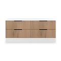 Jago-slatted-effect-4-drawer-bed-box-white from Roseland Furniture