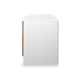Jago-slatted-effect-4-drawer-bed-box-white from Roseland Furniture