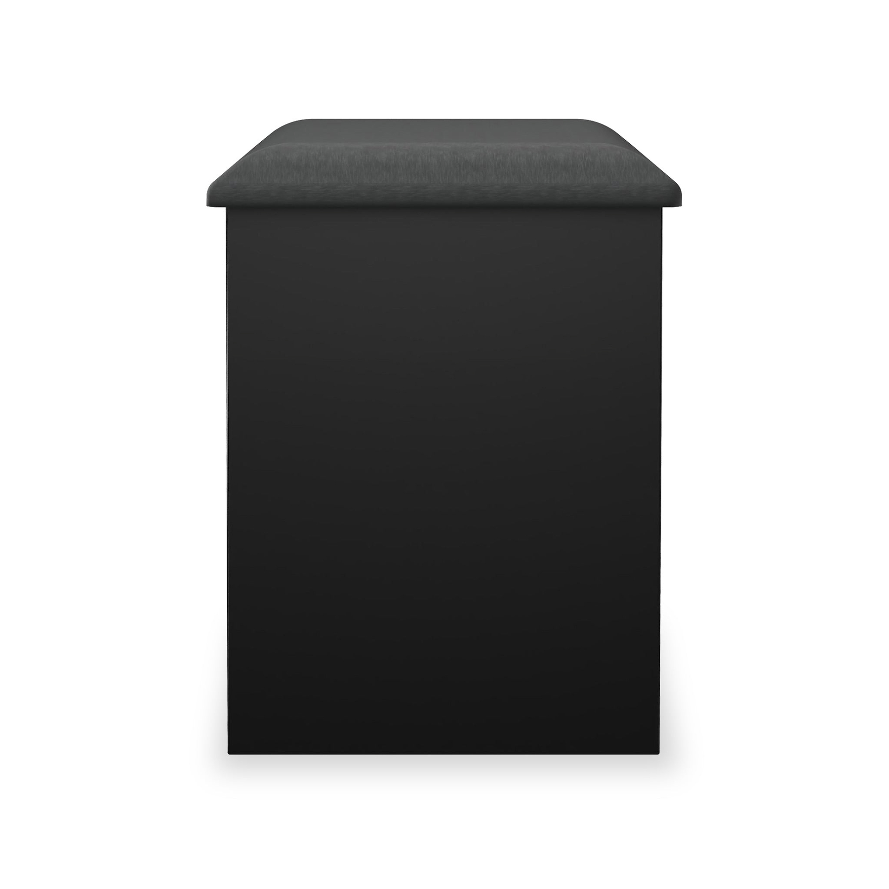 Jago-slatted-effect-stool-black from Roseland Furniture