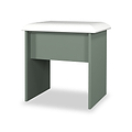 Jago-slatted-effect-stool-green from Roseland Furniture