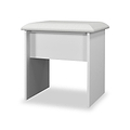 Jago-slatted-effect-stool-white from Roseland Furniture