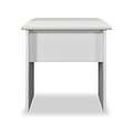 Jago-slatted-effect-stool-white from Roseland Furniture