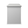 Jago-slatted-effect-stool-white from Roseland Furniture