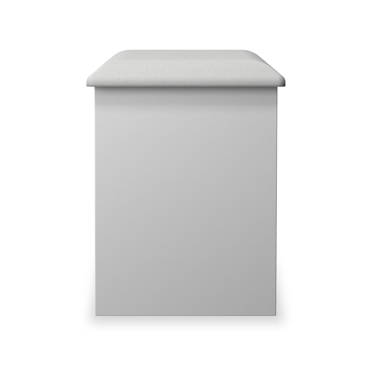 Jago-slatted-effect-stool-white from Roseland Furniture