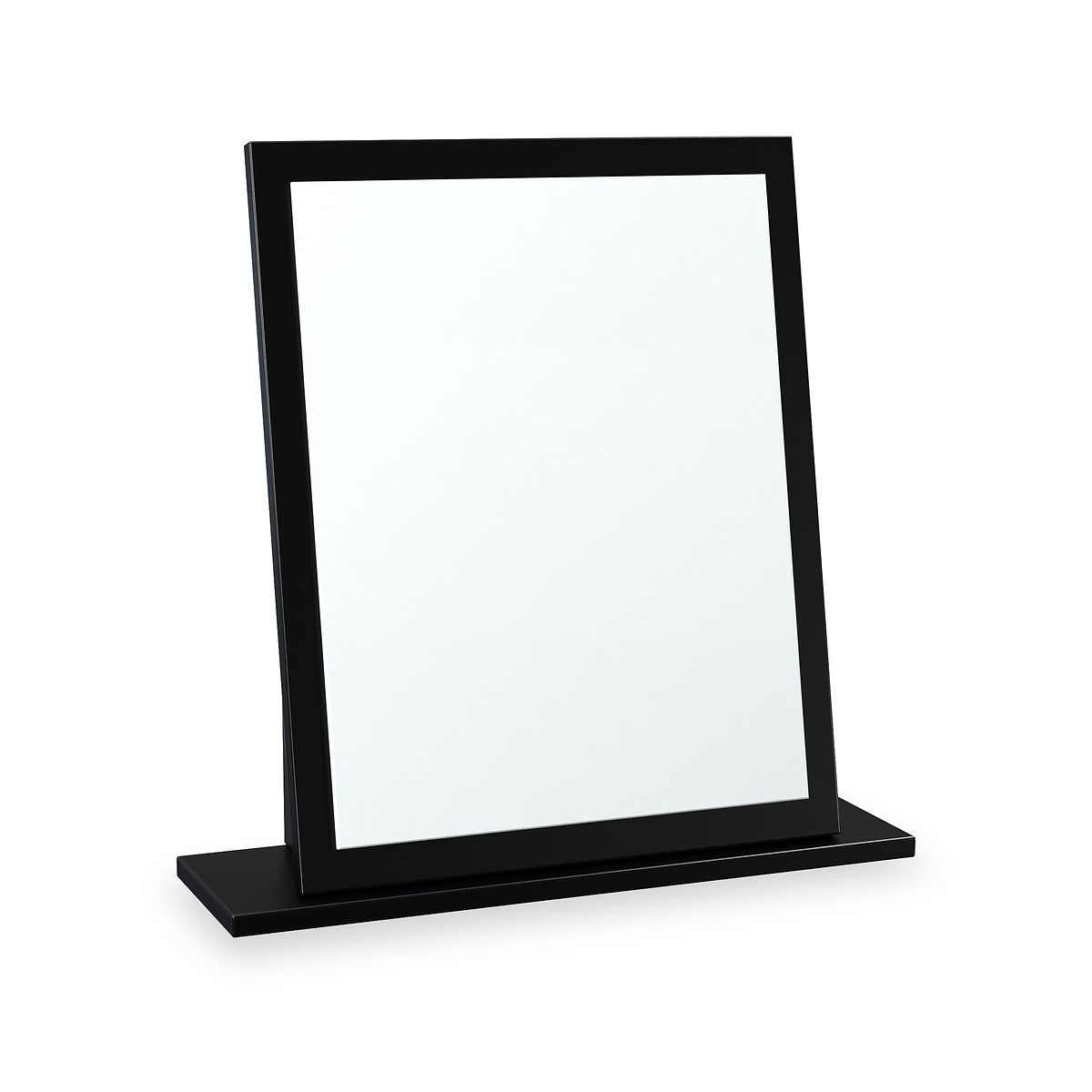 Jago-slatted-effect-small-mirror-black from Roseland Furniture