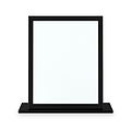 Jago-slatted-effect-small-mirror-black from Roseland Furniture