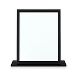 Jago-slatted-effect-small-mirror-black from Roseland Furniture