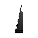 Jago-slatted-effect-large-mirror-black from Roseland Furniture