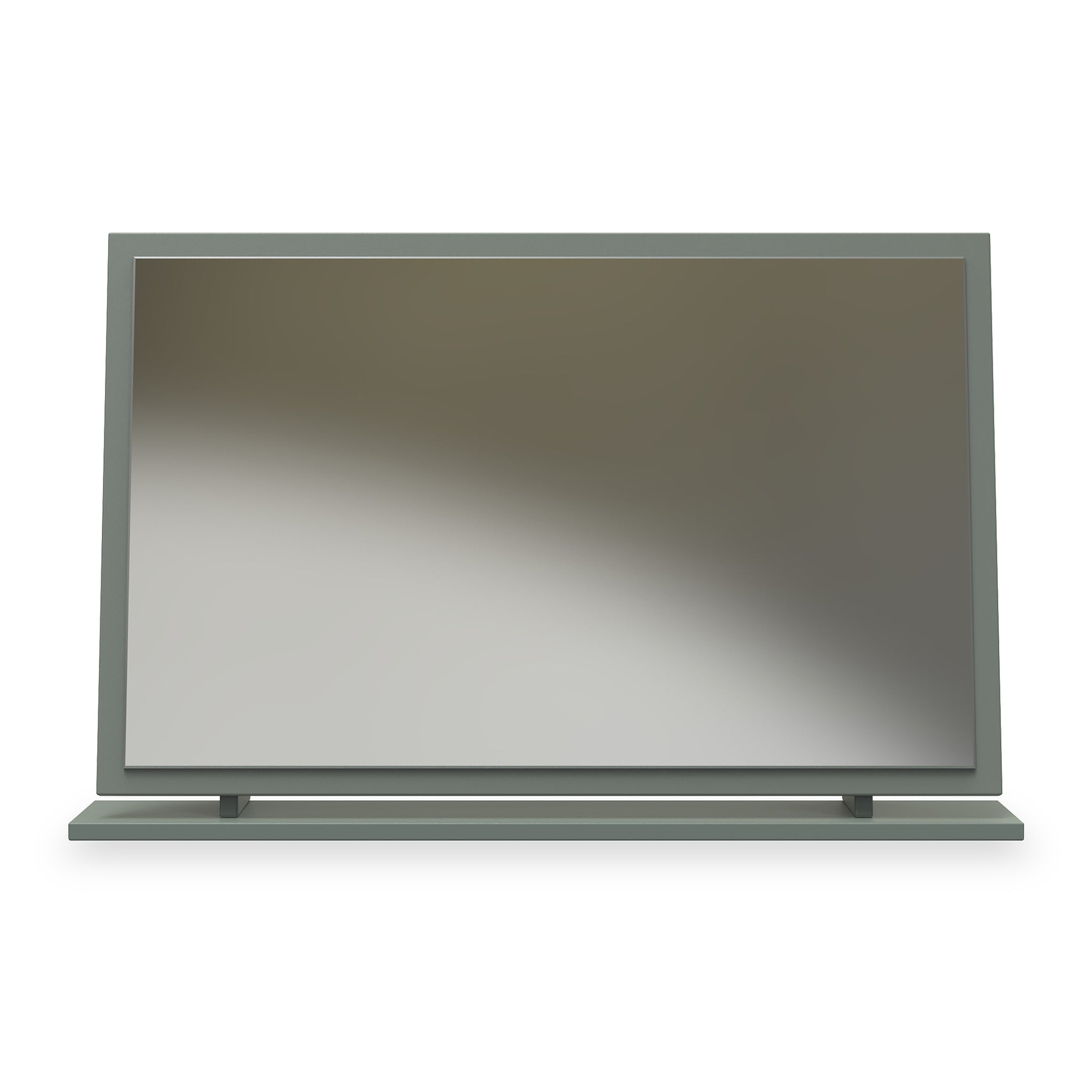 Jago-slatted-effect-large-mirror-green from Roseland Furniture