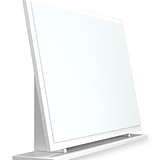 Jago-slatted-effect-large-mirror-white from Roseland Furniture