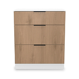 Jago-slatted-effect-3-drawer-deep-chest-white from Roseland Furniture