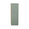 Jago-slatted-effect-4-drawer-deep-chest-green from Roseland Furniture