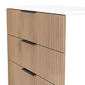Jago-slatted-effect-4-drawer-deep-chest from Roseland Furniture