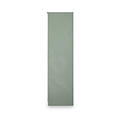 Jago-slatted-effect-2-door-mirrored-wardrobe-green from Roseland Furniture