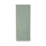Jago-slatted-effect-2-door-midi-wardrobe-green from Roseland Furniture