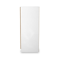 Jago-slatted-effect-2-door-midi-wardrobe-white from Roseland Furniture